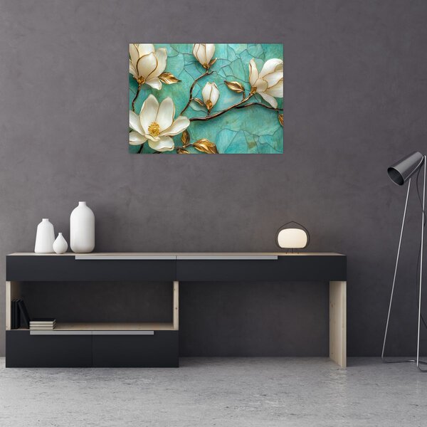 Tablou - Magnolii 3D (70x50 cm)