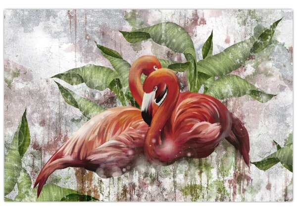 Tablou - Flamingo (90x60 cm)