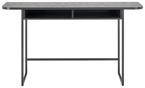 Consola Darlington, Negru, 77x140x40 cm