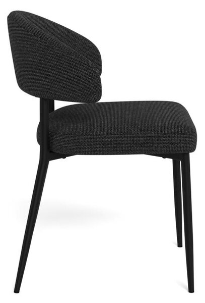 Scaun dining Edina V1, Gri, 77x56x55 cm
