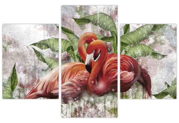 Tablou - Flamingo (90x60 cm)