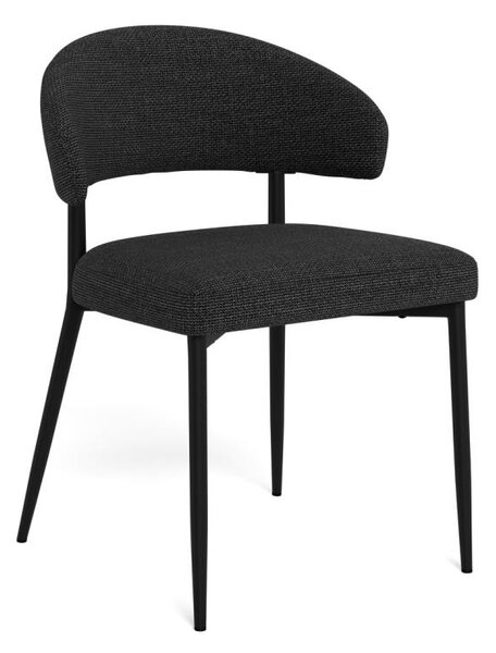 Scaun dining Edina V1, Gri, 77x56x55 cm
