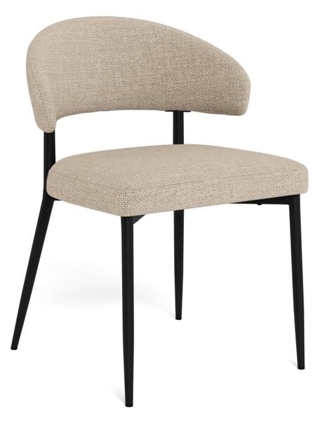 Scaun dining Edina, Bej, 77x56x55 cm