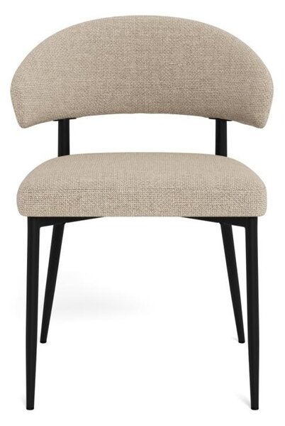 Scaun dining Edina, Bej, 77x56x55 cm