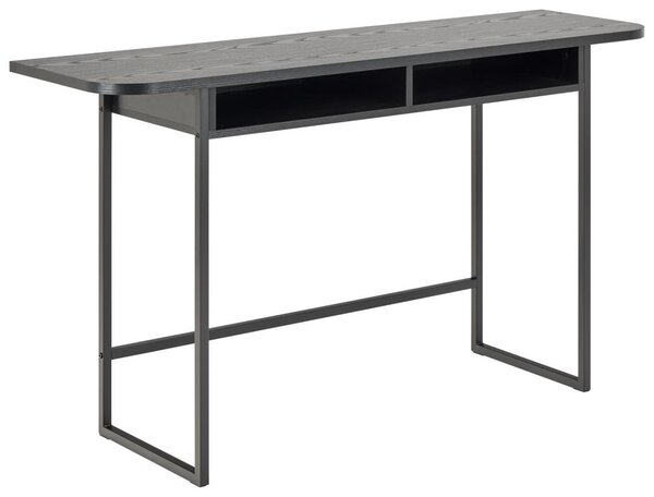 Consola Darlington, Negru, 77x140x40 cm
