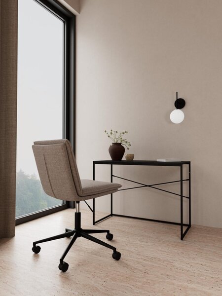 Scaun de birou Flynn, Gri, 77.5x60x60 cm