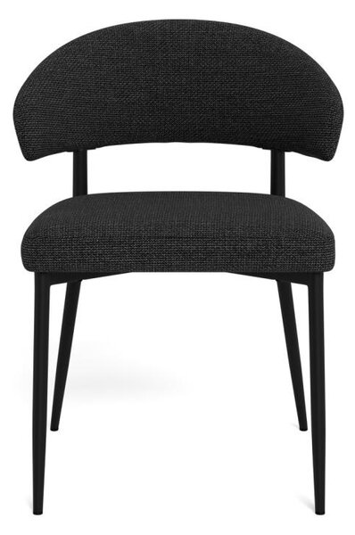 Scaun dining Edina V1, Gri, 77x56x55 cm