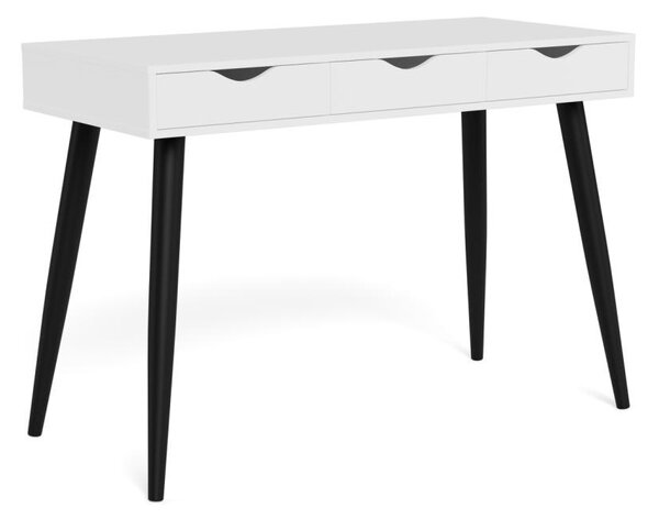 Birou Neptun, Negru mat, 77.1x110x50 cm