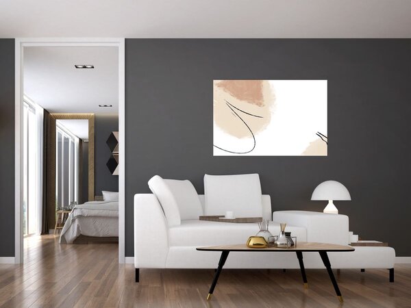 Tablou - Abstracție albă (90x60 cm)
