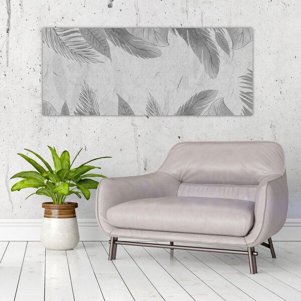Tablou - Frunze (120x50 cm)