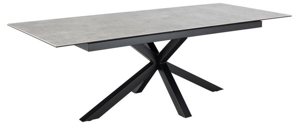 Masa dining Heaven, Gri, 76x240x100 cm