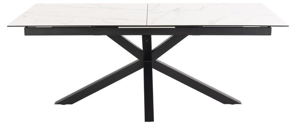 Masa dining Heaven, Alb, 76x240x100 cm