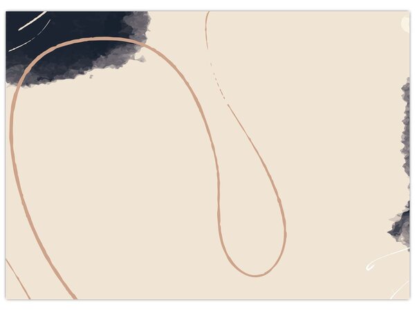 Tablou - Abstractizare bej (70x50 cm)