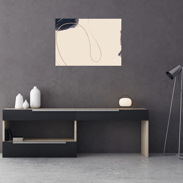 Tablou - Abstractizare bej (70x50 cm)