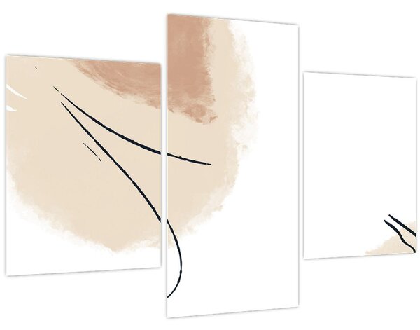 Tablou - Abstracție albă (90x60 cm)