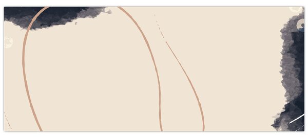 Tablou - Abstractizare bej (120x50 cm)