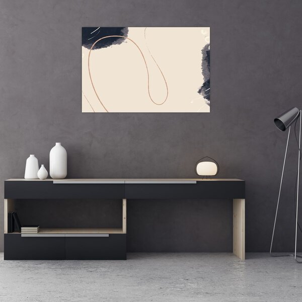 Tablou - Abstractizare bej (90x60 cm)