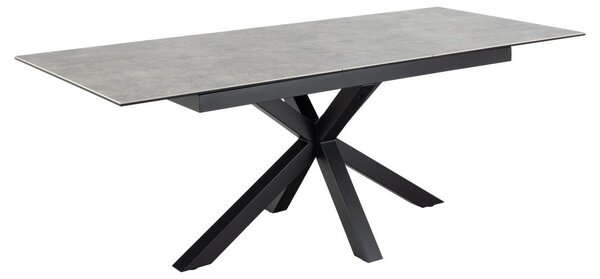 Masa dining Heaven, Gri, 76x210x90 cm