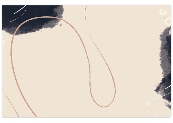Tablou - Abstractizare bej (90x60 cm)