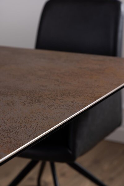 Masa dining Irwine, Maro, 76x240x100 cm