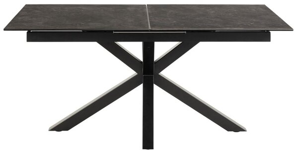 Masa dining Heaven, Negru, 76x210x90 cm