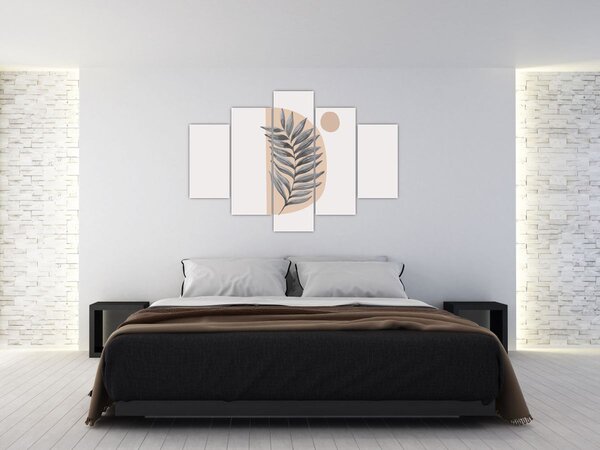 Tablou - Foaie ilustrată N⁰1 (150x105 cm)