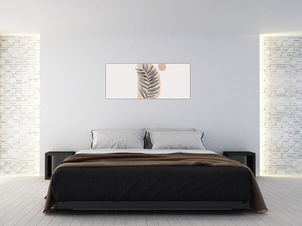 Tablou - Foaie ilustrată N⁰1 (120x50 cm)