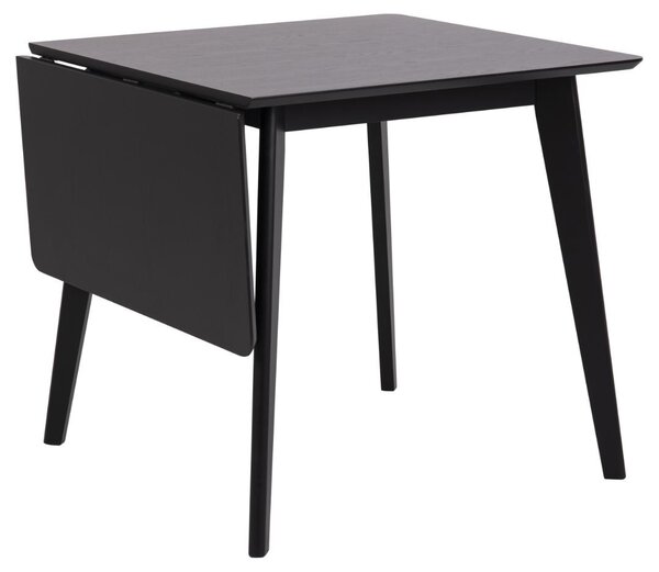 Masa dining Roxby, Negru, 76x120x80 cm
