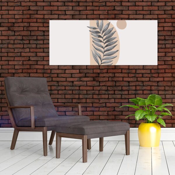 Tablou - Foaie ilustrată N⁰1 (120x50 cm)