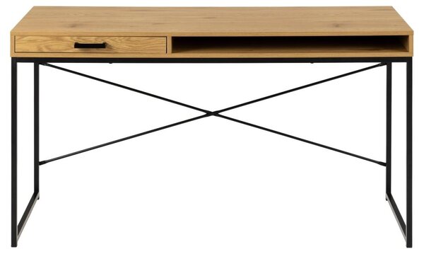 Birou Seaford, Natural, 76x140x58 cm