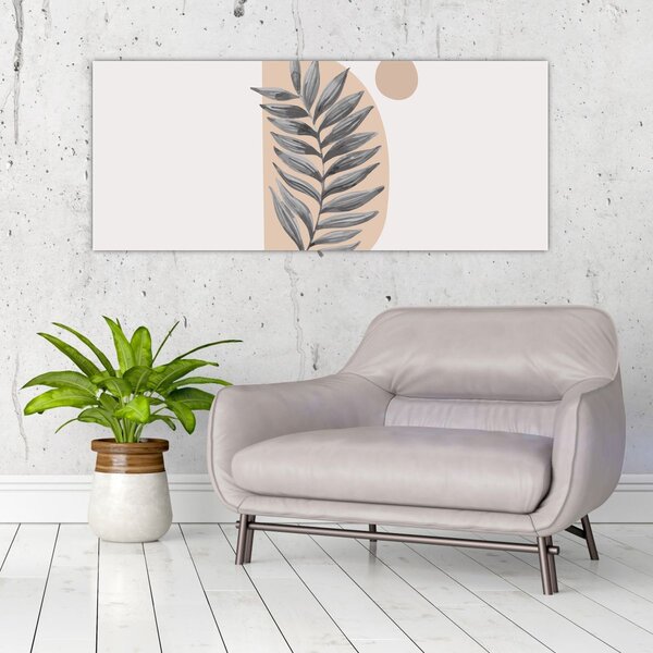 Tablou - Foaie ilustrată N⁰1 (120x50 cm)