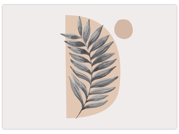 Tablou - Foaie ilustrată N⁰1 (70x50 cm)