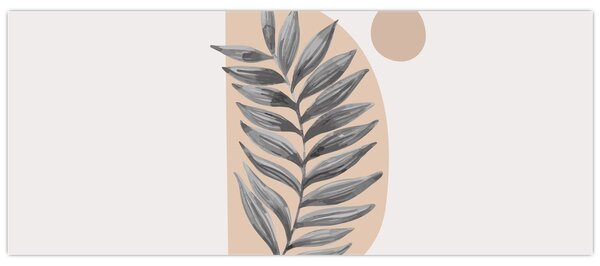 Tablou - Foaie ilustrată N⁰1 (120x50 cm)