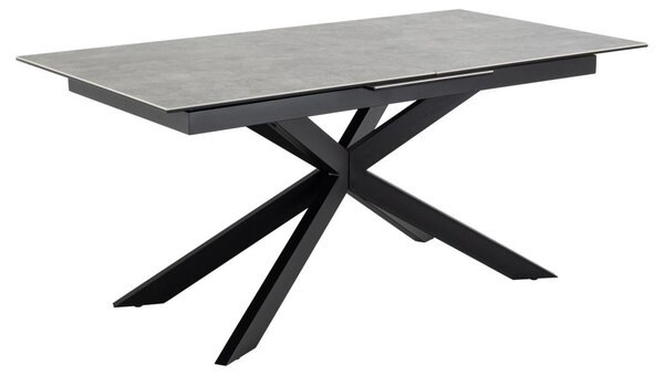Masa dining Irwine, Gri, 76x210x90 cm