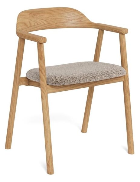 Scaun dining Nixon, Bej, 76.5x54x50.9 cm