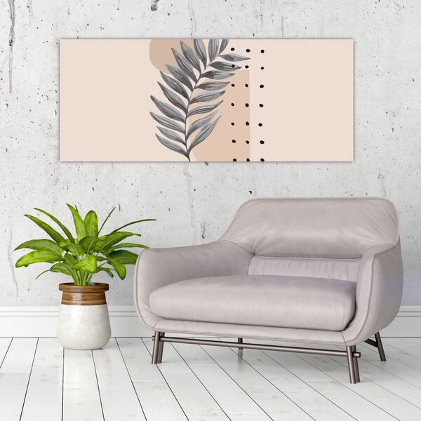 Tablou - Foaie ilustrată N⁰2 (120x50 cm)