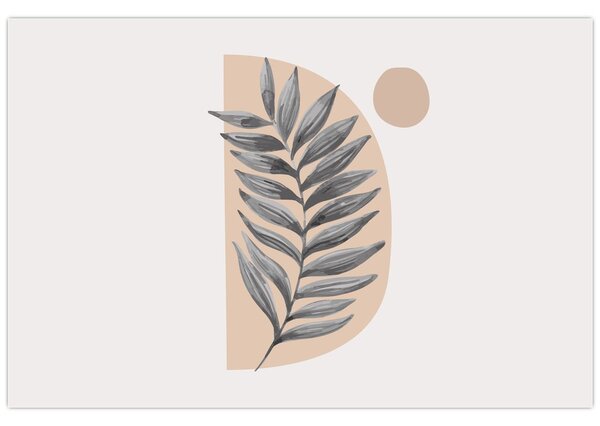 Tablou - Foaie ilustrată N⁰1 (90x60 cm)