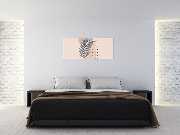 Tablou - Foaie ilustrată N⁰2 (120x50 cm)