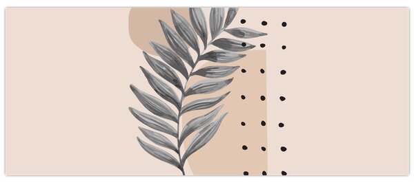 Tablou - Foaie ilustrată N⁰2 (120x50 cm)