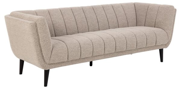 Canapea 3 locuri Tampa, Bej, 76.5x218x86.5 cm