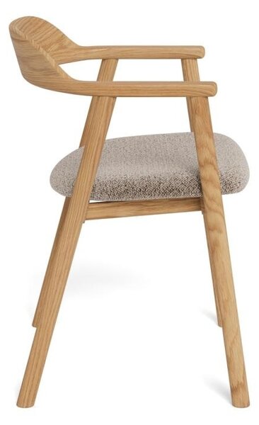 Scaun dining Nixon, Bej, 76.5x54x50.9 cm