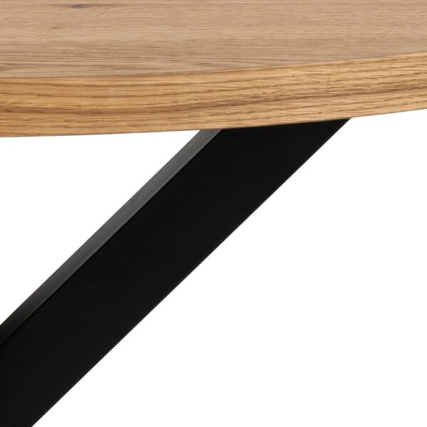 Masa dining Heaven, Natural, 76.4x120x120 cm