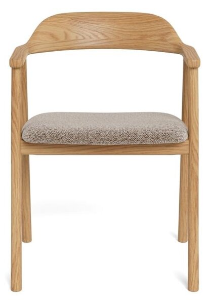 Scaun dining Nixon, Bej, 76.5x54x50.9 cm