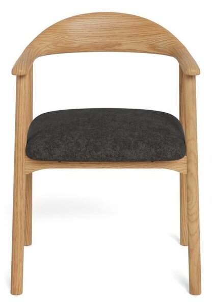Scaun dining Addi, Gri, 75x56.8x52.5 cm