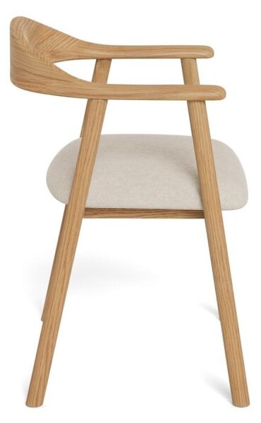 Scaun dining Addi, Bej, 75x56.8x52.5 cm