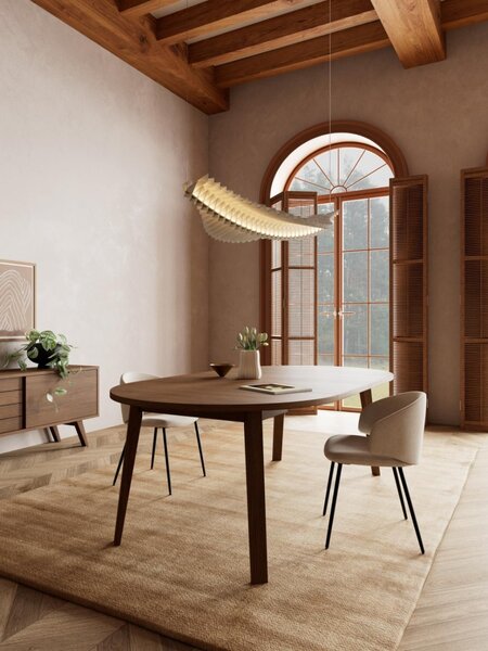 Masa dining A-Line, Gri, 75x120x120 cm