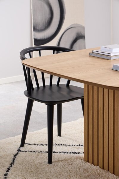Masa dining Christo, Natural, 75x220x105 cm