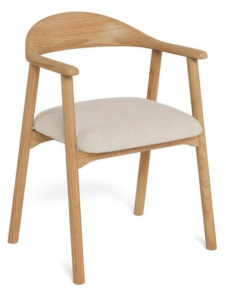Scaun dining Addi, Bej, 75x56.8x52.5 cm