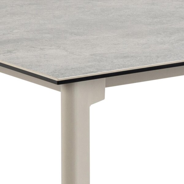 Masa dining Palermo, Gri, 75x160x90 cm