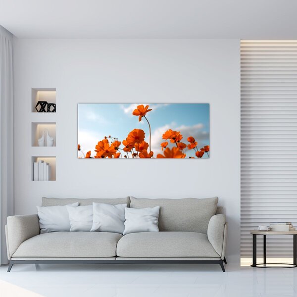 Tablou - Flori sălbatice (120x50 cm)